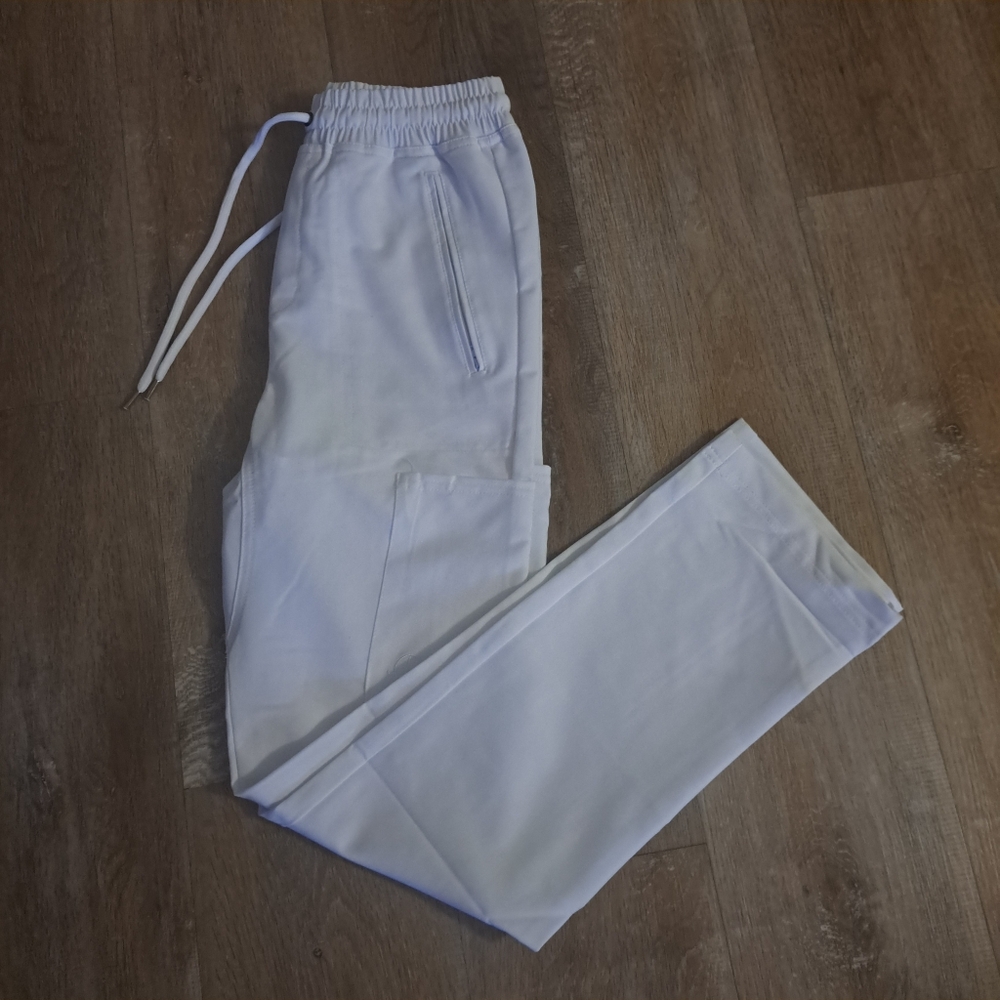 BANU Medical Apparel White Cargo Scrub Pants Women's Size XS